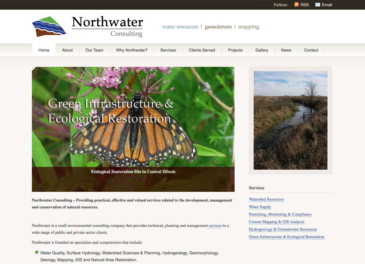 Northwater Consulting Website Design