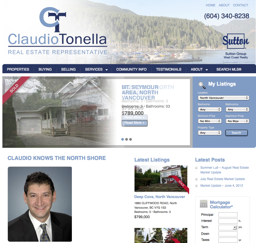 North Vancouver Real Estate Web Design